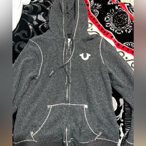True religion zip up hoodie
